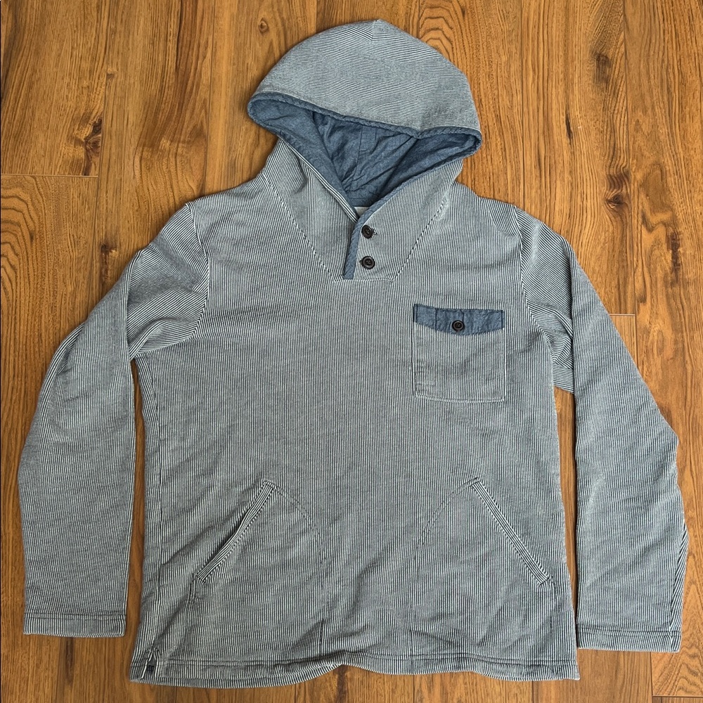 Fossil Men's Blue Hooded Sweatshirt
